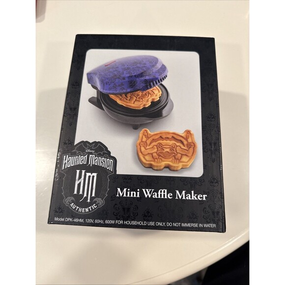 Disney Other - Disney Haunted Mansion Wallpaper Gargoyle Waffle Maker Breakfast Non-Stick NEW